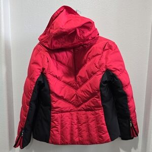 ZeroXposur Black and Red Jacket down and feather snow jacket women's large